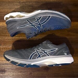 Asics Gel Kayano 27 Black Gray Silver White - Size 11.5 (13W) Running Max DEAL